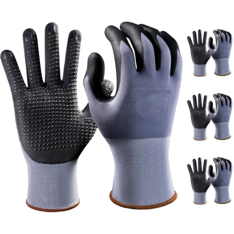 Micro-Foam Safety Work Gloves  - مراجعة Nitrile Mechanic Glove وسعره