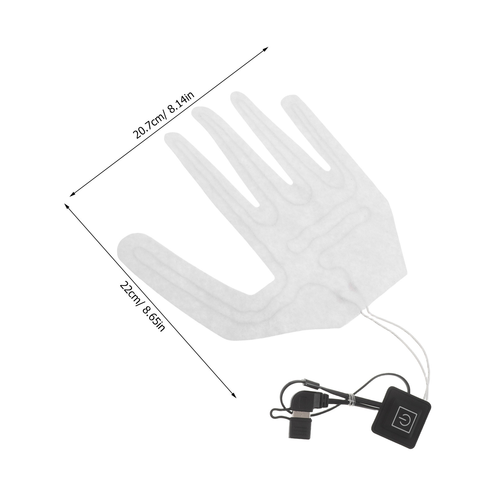 2Pcs Full Finger Electric Heat - مراجعة Cycling Glove Padded وسعره