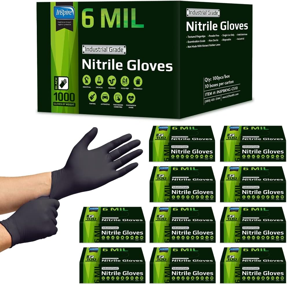 Heavy Duty Stretch Nitrile Glo - مراجعة Nitrile Mechanic Glove وسعره