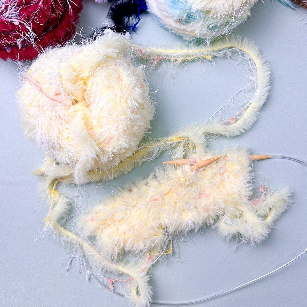 100g Hand Mixed Line Fur Line  - مراجعة Wool Glove Lined وسعره