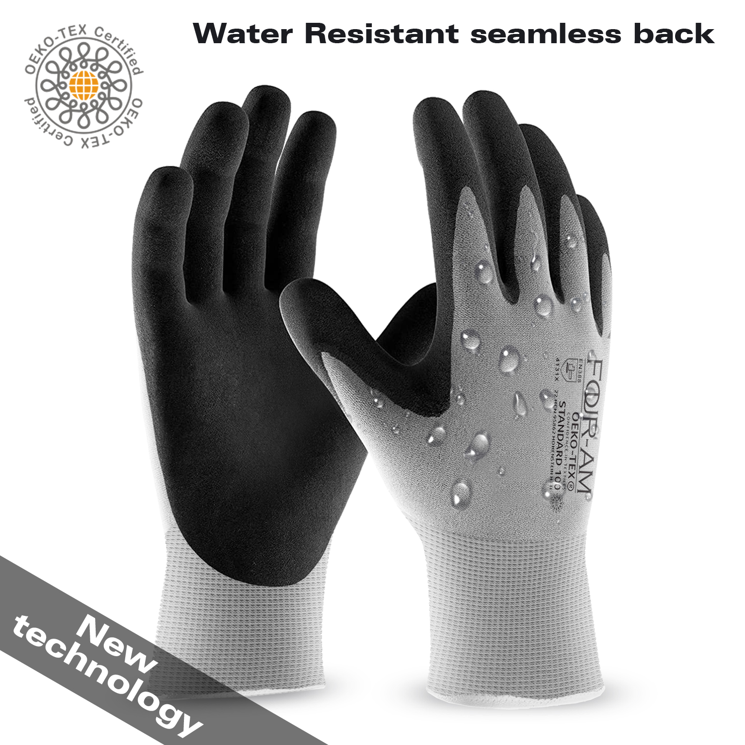 1pc Quick Water Repellent Nylo - مراجعة Nitrile Mechanic Glove وسعره