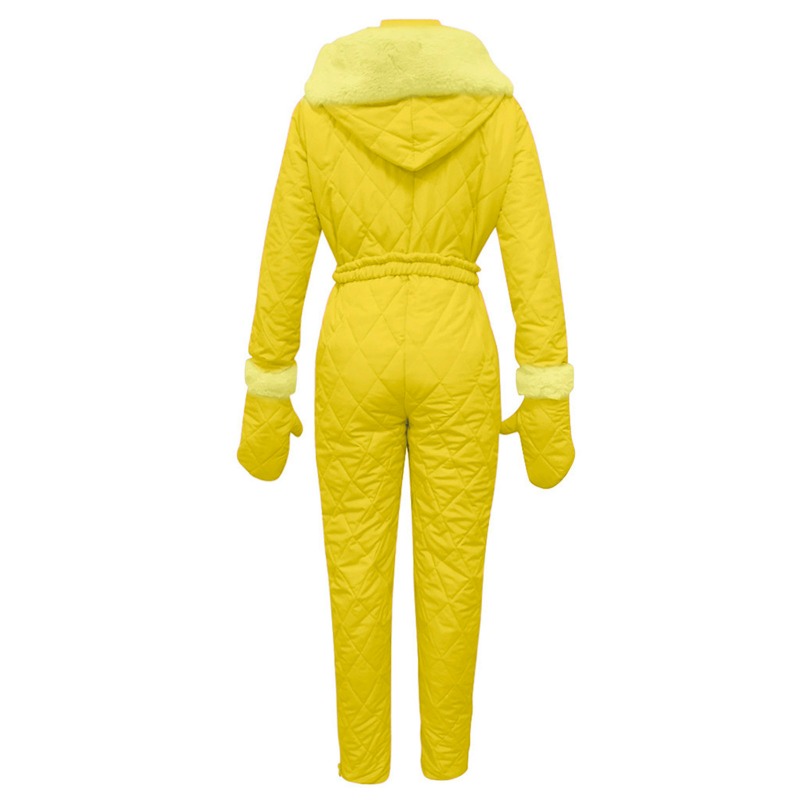 Couple's Solid Color Ski Suit, - مراجعة Ski Glove Waterproof وسعره