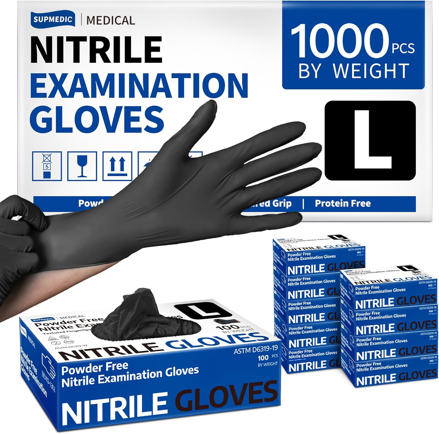 Nitrile Exam Gloves 1000Pcs La - مراجعة Exam Glove Nitrile وسعره