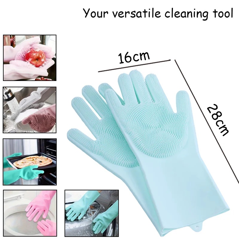 Pet Grooming Gloves for Dogs A - مراجعة Rubber Glove Cleaning وسعره