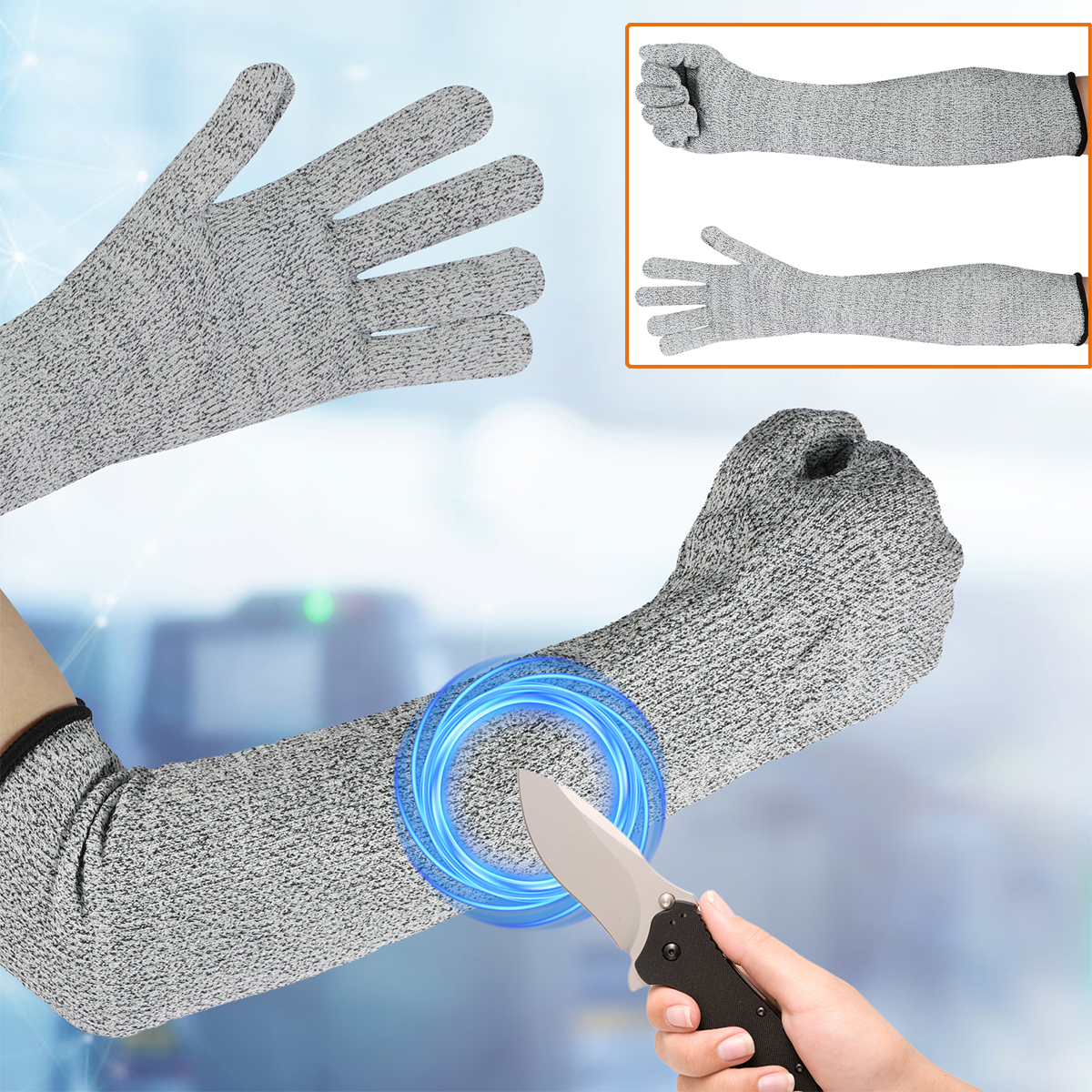 Breathable HPPE Cut Resistant  - مراجعة Cut Resistant Glove وسعره