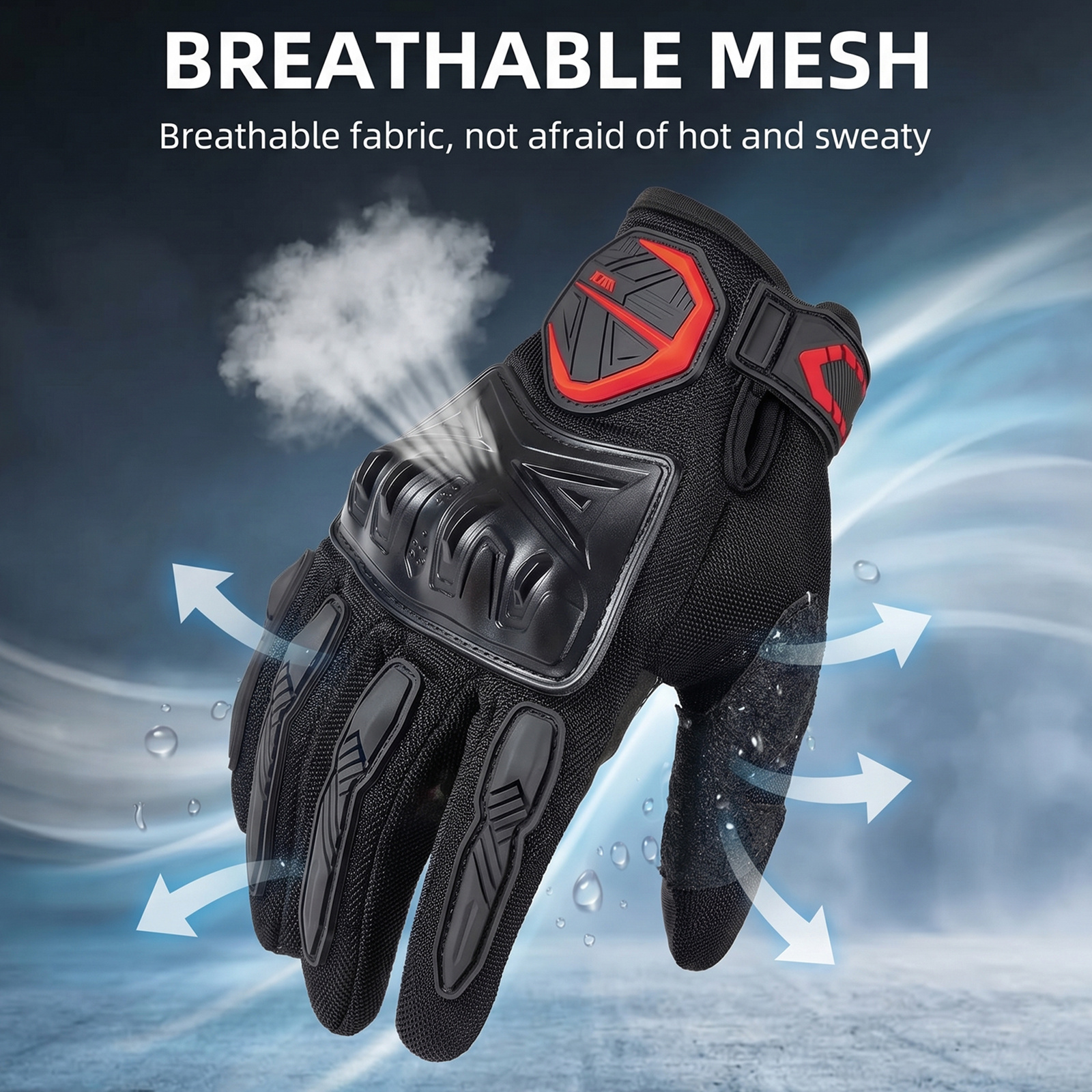 Summer Motorcycle Gloves Men W - مراجعة Cycling Glove Padded وسعره