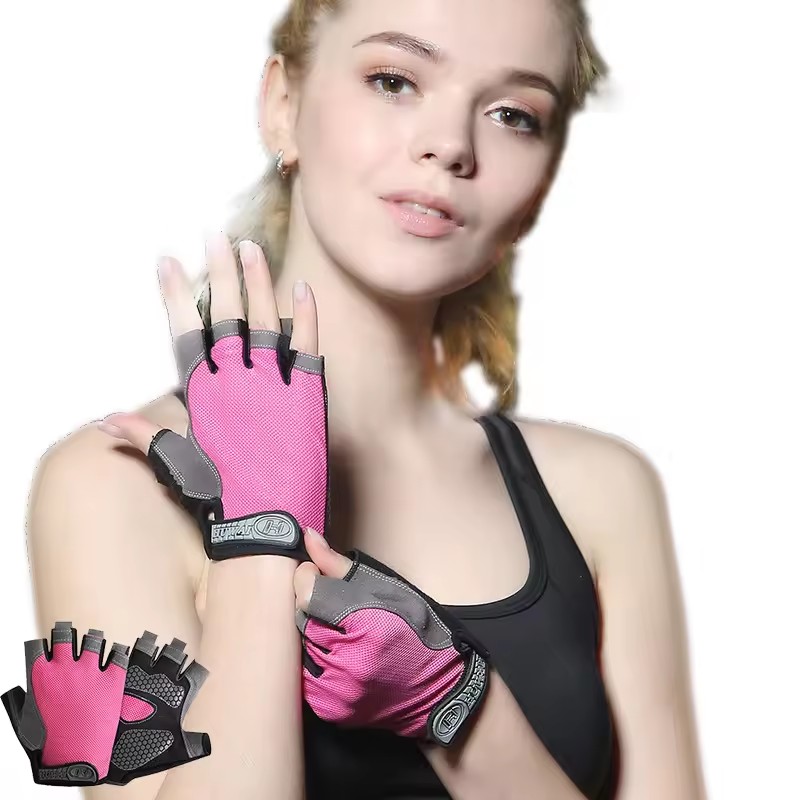 Breathable Anti-Slip Half Fing - مراجعة Workout Glove Gym وسعره