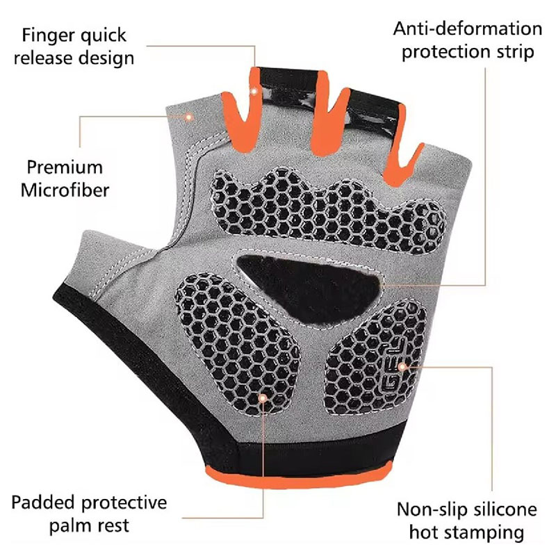 Breathable Anti-Slip Half Fing - مراجعة Workout Glove Gym وسعره
