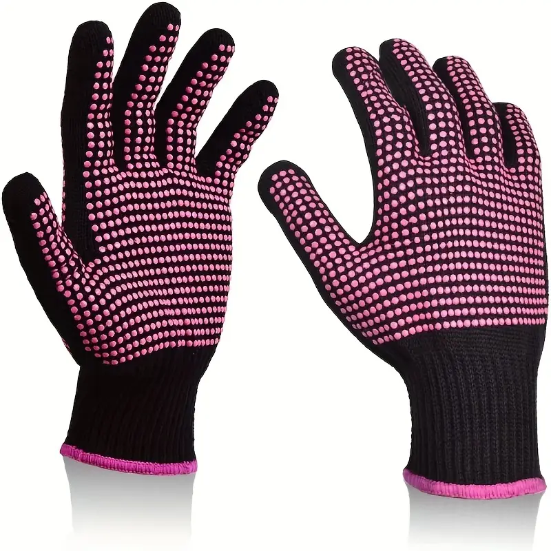 1 Pair Barbecue Anti-scald Glo - مراجعة Oven Mitt Silicone وسعره