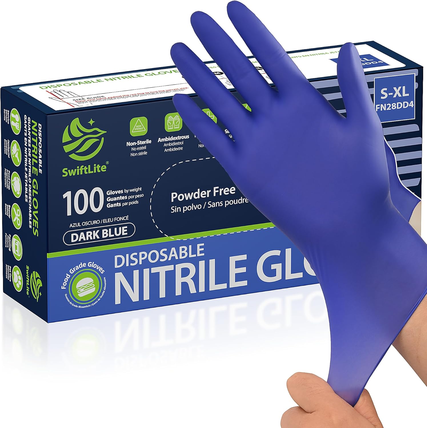 Disposable Nitrile Gloves, Foo - مراجعة Rubber Glove Cleaning وسعره