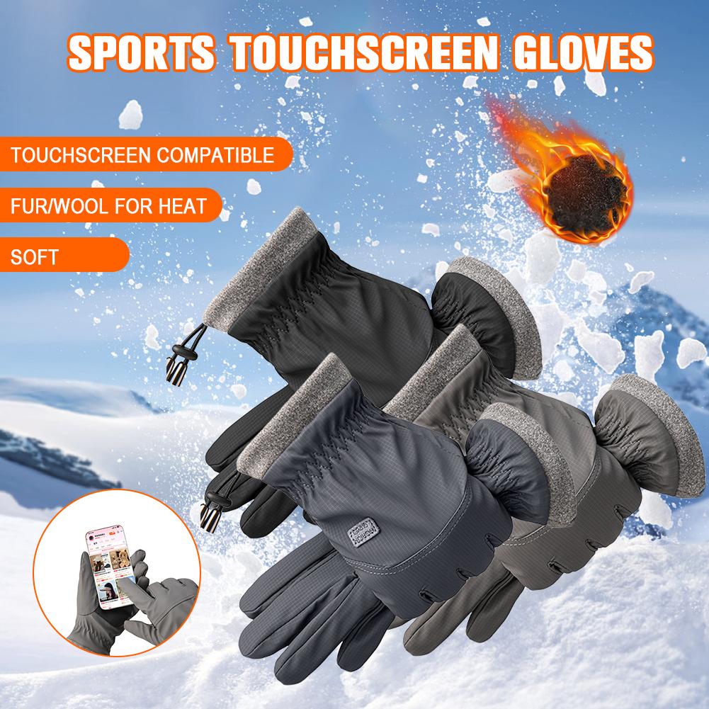 Fleece Cold-proof Cycling Glov - مراجعة Winter Glove Insulated وسعره