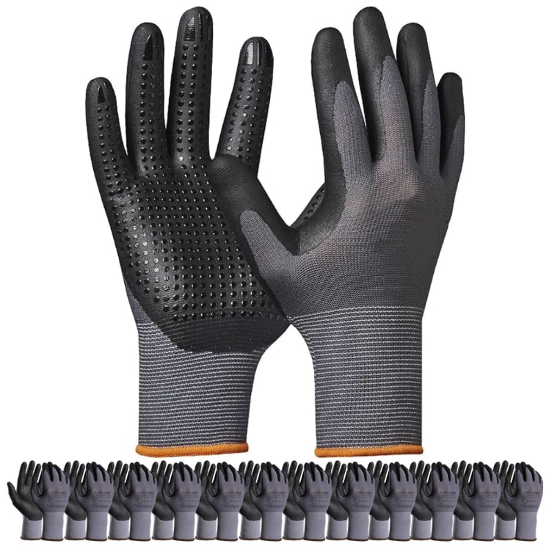 Micro-Foam Nitrile Coated Safe - مراجعة Nitrile Mechanic Glove وسعره