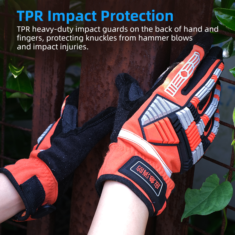 XYEHS 1 Pair TPR Impact Resist - مراجعة Work Glove Impact وسعره
