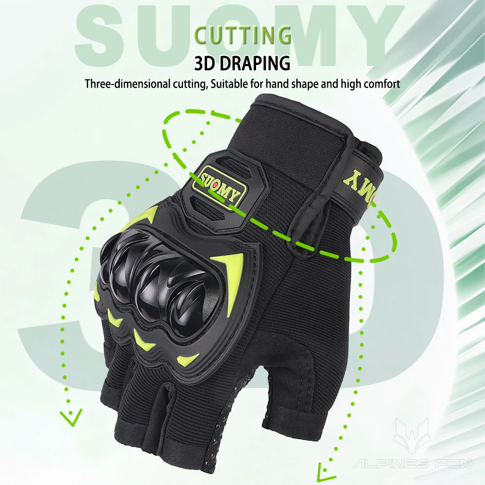 SUOMY Summer Motorcycle Gloves - مراجعة Cycling Glove Padded وسعره