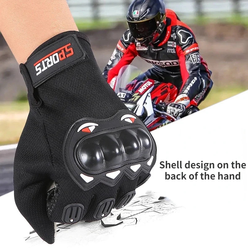 Men's Motorcycle Gloves Full/h - مراجعة Motorcycle Glove Knuckle وسعره