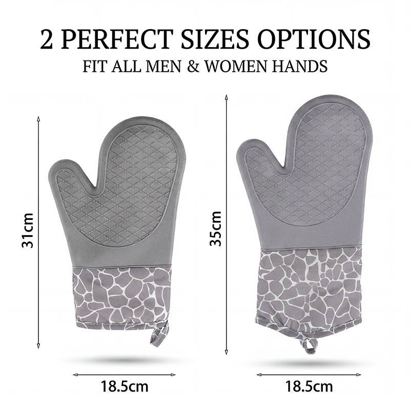 Heat Resistant Silicone Oven M - مراجعة Oven Mitt Silicone وسعره